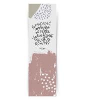 Zakładka duża - Bo mądrość cenniejsza. Wydawca: Szaron. SmakLiter.pl Opakowanie Zakładka duża - Bo mądrość cenniejsza