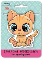 Zakładka magnetyczna - Kot rudy. Wydawca: Henry. SmakLiter.pl Opakowanie Zakładka magnetyczna - Kot rudy