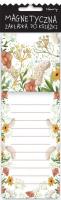 Opakowanie Zakładka magnetyczna notka Kwiaty Boho