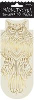 Opakowanie Zakładka magnetyczna owal Złota sowa