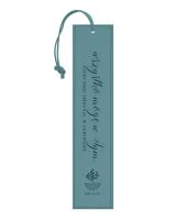 Zakładka skórzana - Wszystko mogę w tym. Wydawca: Szaron. SmakLiter.pl Opakowanie Zakładka skórzana - Wszystko mogę w tym