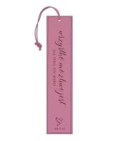 Zakładka skórzana - Wszystko możliwe jest. Wydawca: Szaron. SmakLiter.pl Opakowanie Zakładka skórzana - Wszystko możliwe jest