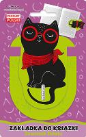 Zakładka znacznik tekstu Kot w okularach. Wydawca: Henry. SmakLiter.pl Opakowanie Zakładka znacznik tekstu Kot w okularach