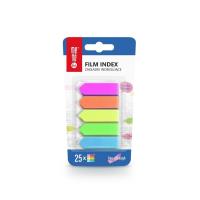 Zakładki indeksujące 12x45mm 5x25szt MemoBe. Wydawca: MemoBe. SmakLiter.pl Opakowanie Zakładki indeksujące 12x45mm 5x25szt MemoBe