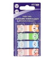 Zakładki indeksujące Misie 44x15mm 80 kartek. Wydawca: Strigo. SmakLiter.pl Opakowanie Zakładki indeksujące Misie 44x15mm 80 kartek