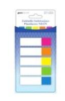 Zakładki indeksujące neon 2x45mm 5x25szt plastik. Wydawca: PENWORD. SmakLiter.pl Opakowanie Zakładki indeksujące neon 2x45mm 5x25szt plastik