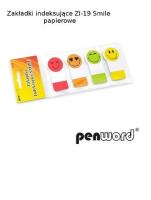 Zakładki indeksujące ZI-19 SMILE papierowe. Autor: .. SmakLiter.pl Okładka książki Zakładki indeksujące ZI-19 SMILE papierowe