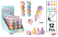 Opakowanie Zakleślacz w kulce 3 kolory jednorożec MIX