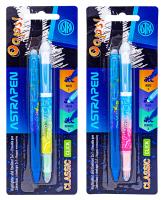 Zakreślacz 2w1 + długopis wymazywalny Classic mix. Wydawca: ASTRA papiernicze. SmakLiter.pl Opakowanie Zakreślacz 2w1 + długopis wymazywalny Classic mix