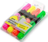 Opakowanie Zakreślacz 4 kolory