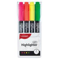 Opakowanie Zakreślacz 601 komplet 4 szt MONAMI