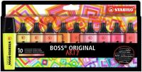 Opakowanie Zakreślacz Boss Original Arty 10 kolorów ciepłych