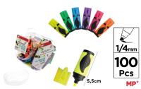 Opakowanie Zakreślacz fluorescencyjny Mini 6 kolorów (100szt)