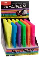 Opakowanie Zakreślacz Hi-Liner Soft Touch 6 kolorów (36szt)