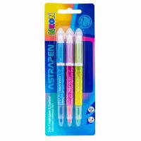 Zakreślacz i cienkopis 2w1 Astrapen neon 3 kolory. Wydawca: ASTRA art-pap. SmakLiter.pl Opakowanie Zakreślacz i cienkopis 2w1 Astrapen neon 3 kolory