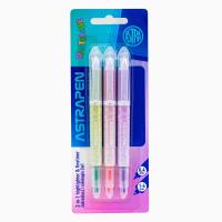 Zakreślacz i cienkopis 2w1 Astrapen pastelowe 3 kolory. Wydawca: ASTRA art-pap. SmakLiter.pl Opakowanie Zakreślacz i cienkopis 2w1 Astrapen pastelowe 3 kolory