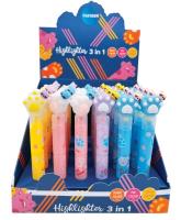 Opakowanie Zakreślacz Kocia łapka 3w1 (36szt)