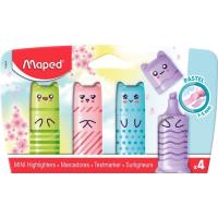 Zakreślacz mini Kawaii Pastel mix 4szt MAPED. Wydawca: Maped. SmakLiter.pl Opakowanie Zakreślacz mini Kawaii Pastel mix 4szt MAPED
