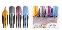 Opakowanie Zakreślacz Neon Metalic 4 kolory