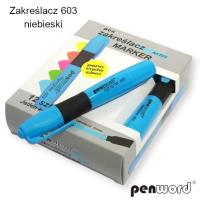 Opakowanie Zakreślacz niebieski (12szt)