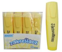 Opakowanie Zakreślacz pastelowy żółty (12szt)