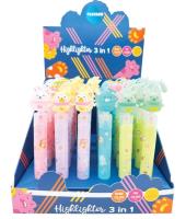 Opakowanie Zakreślacz Zwierzątka słodziutkie 3w1 (36szt)