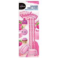 Opakowanie Zapachowe gumki i ołówki truskawka Kidea