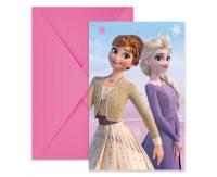 Opakowanie Zaproszenia Frozen 2 6szt.