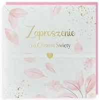 Opakowanie Zaproszenie Chrzest 5szt