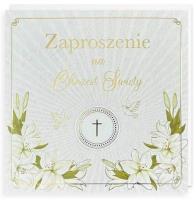Opakowanie Zaproszenie Chrzest 5szt