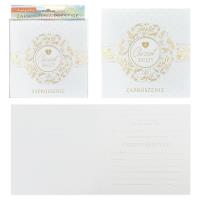 Opakowanie Zaproszenie Chrzest 5szt