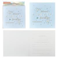 Opakowanie Zaproszenie Chrzest 5szt