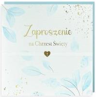 Opakowanie Zaproszenie Chrzest 5szt