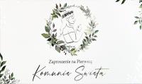 Opakowanie Zaproszenie Komunia (10 szt)