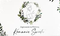 Opakowanie Zaproszenie Komunia (10 szt)