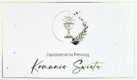 Opakowanie Zaproszenie Komunia (10 szt)