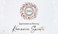 Opakowanie Zaproszenie Komunia (10 szt)