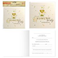 Opakowanie Zaproszenie Komunia 5szt