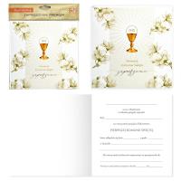 Opakowanie Zaproszenie Komunia 5szt