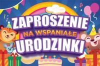 Opakowanie Zaproszenie Urodziny (10szt)