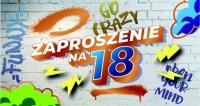 Opakowanie Zaproszenie Urodziny 18 (10szt)