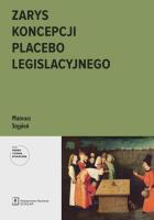 Zarys koncepcji placebo legislacyjnego. Autor: Stępień Mariusz. SmakLiter.pl Okładka książki Zarys koncepcji placebo legislacyjnego