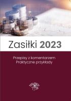 Zasiłki 2023. Autor: Styczeń Marek. SmakLiter.pl Okładka książki Zasiłki 2023