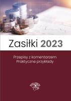 Zasiłki 2023. Autor: Styczeń Marek. SmakLiter.pl Okładka książki Zasiłki 2023