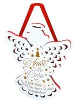 Zawieszka Anioł Boże Narodzenie. Wydawca: Kukartka. SmakLiter.pl Opakowanie Zawieszka Anioł Boże Narodzenie