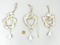 Opakowanie Zawieszka drewniana z dzwonkiem 29cm MIX