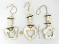 Opakowanie Zawieszka drewniana ze szpulką 39cm MIX