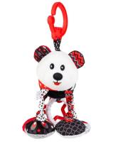 Zawieszka Kontrastowy Miś Jacuś z wibracją. Wydawca: Balibazoo. SmakLiter.pl Opakowanie Zawieszka Kontrastowy Miś Jacuś z wibracją