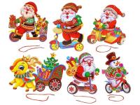 Opakowanie Zawieszka Mikołaj MIX