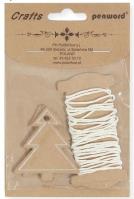 Opakowanie Zawieszka prezentowa choinka